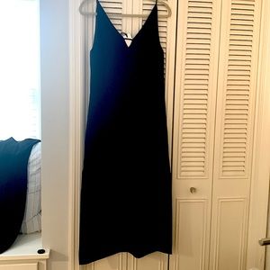 Gorgeous Midi semi formal black dress with lining